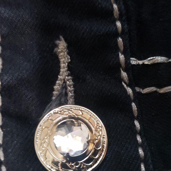 Maurices Blue Stretch Skinny Low Rise Jeans.  Size S - Picture 2 of 8